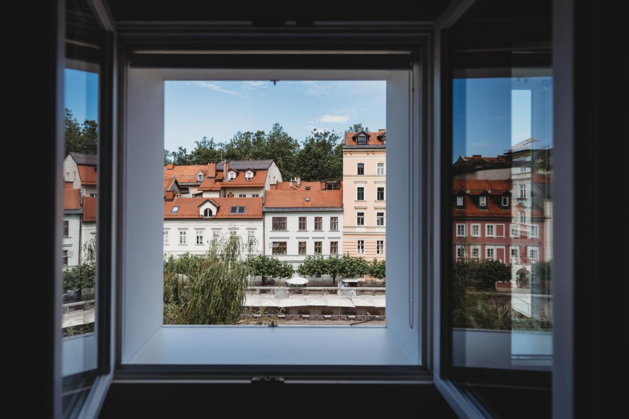 Romantic Jump Studio Overlooking River, Free Parking Любляна Экстерьер фото